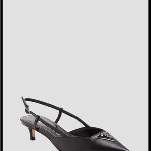 Guess Black Slingback Heels